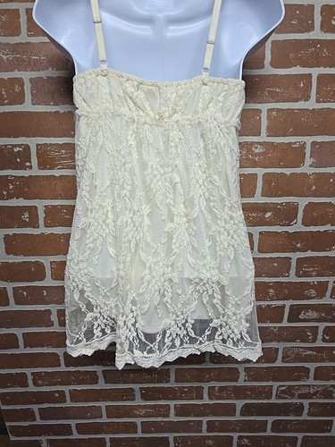 Ultra Pink Lace Top Womens S Floral Ruffles Romantic Bohemian Cottagecore Sweet - Picture 6 of 10