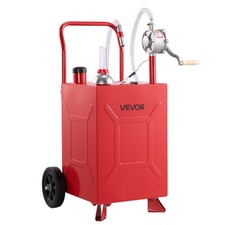Vevor 20 Gal Fuel Gas Caddy Portable Storage Tank With Manual Pump Wheels Red Vevor 20 Gal Fuel Gas Caddy Portable Storage Tank With Manual Pump Wheels Red
