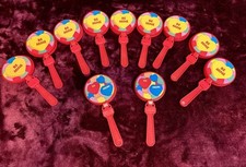 Lot of 11 NEW Red with Hearts Valentines Clappers