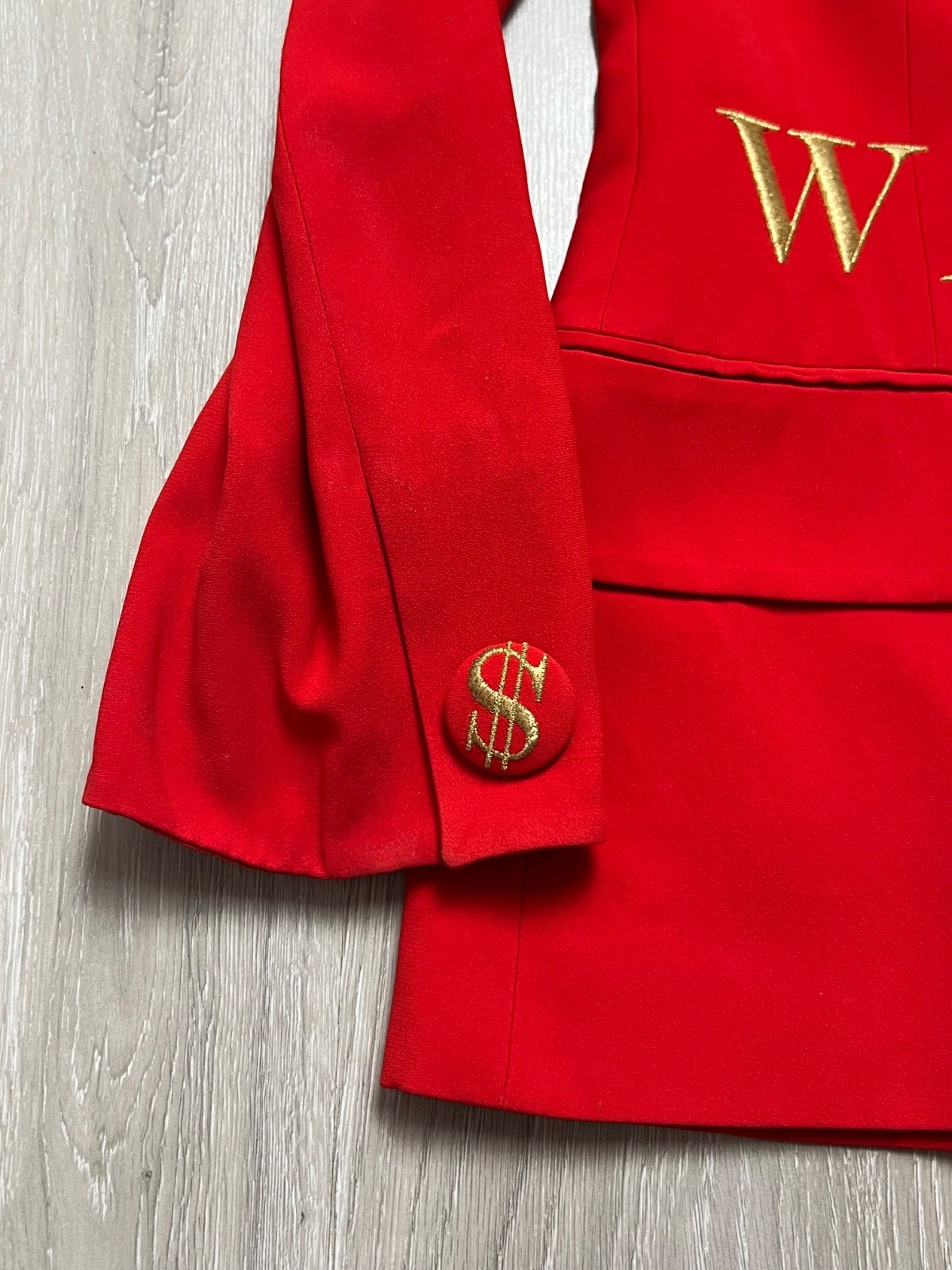 MOSCHINO Waist of Money 1991 Runway Blazer RARE Vintage image 9