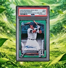 2025 Bowman Chrome Mega Box 79 Kevin McGonigle Green Refractor /99 PSA 9
