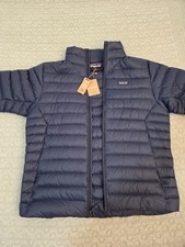 Suéter de Plumón Patagonia Para Hombre - Nuevo Azul Marino Grande - FA26 84675 - Nuevo Con Etiquetas