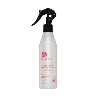Glossy Pearl Heat Protectant Spray 8.5 Fl Oz Tames Frizz Enhances Shine