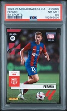 2023-24 PANINI MEGACRACKS LALIGA EA SPORTS #106BIS FERMIN PSA 8.5