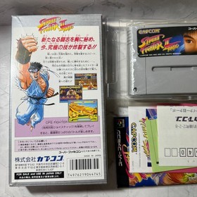 Street Fighter 2 Turbo Famicom Box Manual Japan Region