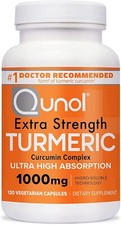 Qunol Turmeric Curcumin Supplement, Turmeric 1000mg With Ultra High Absorption,