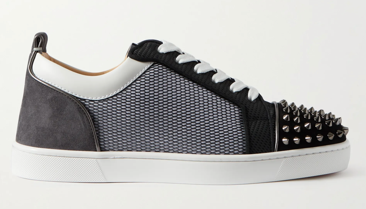 Christian Louboutin Louis Junior Spikes Orlato Flat Low Top Christian Louboutin Louis Junior Spikes Orlato Flat Low Top