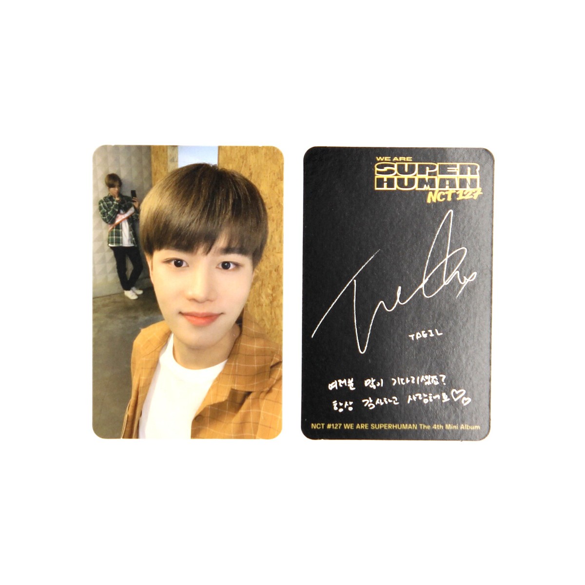 NCT127] NCT #127 WE ARE SUPERHUMAN / Official Photocard - Taeil | eBay