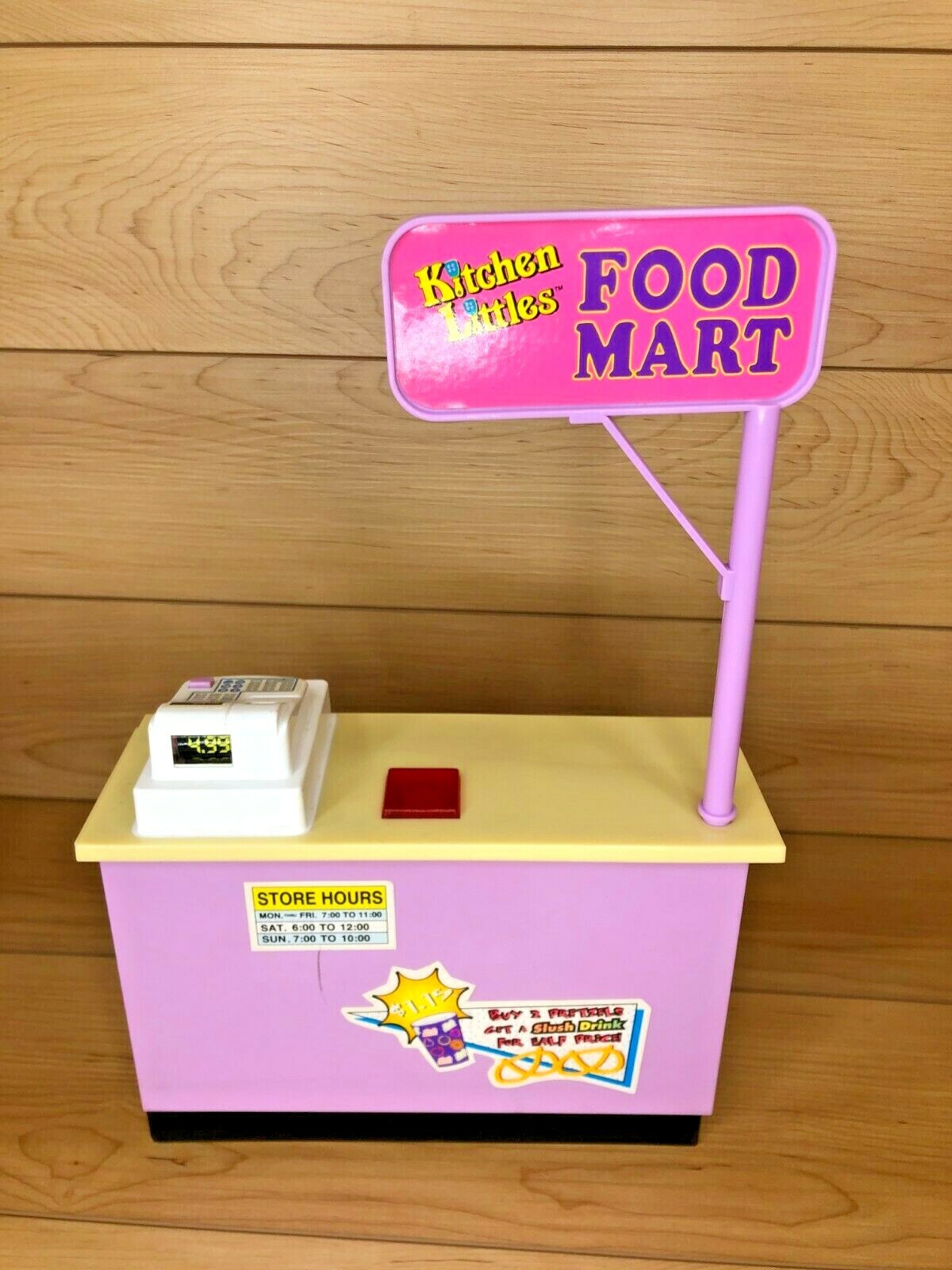 Vintage Tyco Barbie Kitchen Littles Food Mart with Accessories eBay