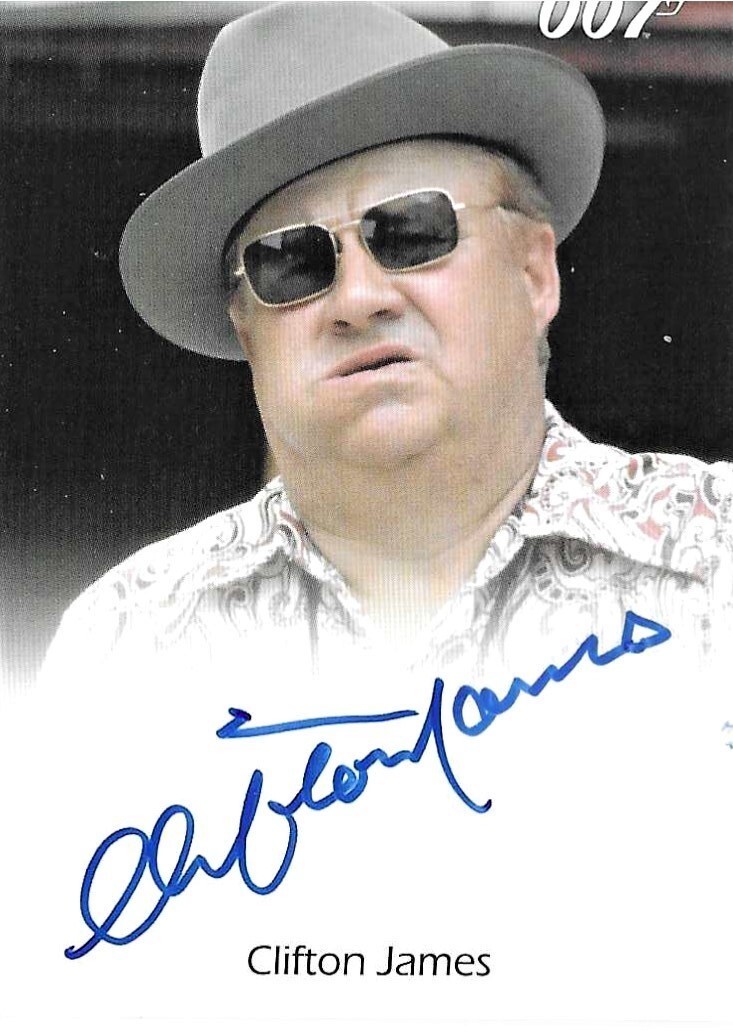 Rittenhouse James Bond Clifton James (JW Pepper) Autograph (Man with