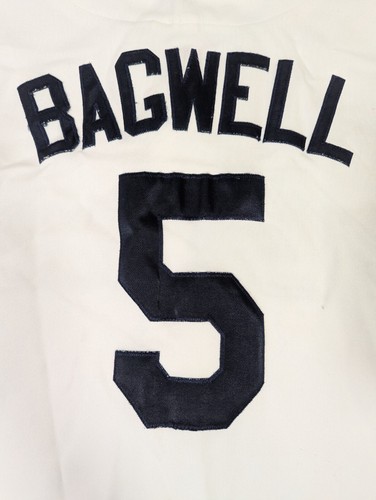 Vintage Majestic schwarz weiß Houston Astros Jeff Bagwell Trikot Größe Large - Bild 12 von 17