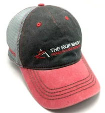 THE ROP SHOP hat gray red adjustable snapback cap