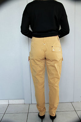 Jeans Treillis Ocre HIGH USE Taille 38 (IT 42) - Neuf Avec étiquette, Valeur 350€