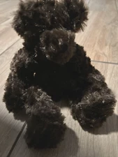 Vintage Small Fuzzy Brown Old Face Teddy Bear  Fully Jointed 110