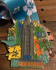 2019 GREAT ALOHA RUN 35th ANNIVERSARY OAHU HAWAII RACE FINISHERS MEDAL