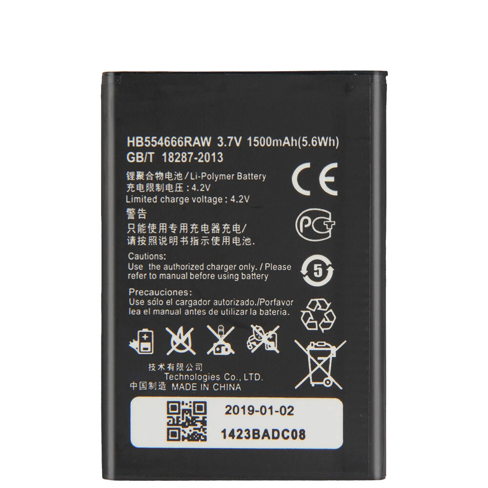 Replacement Battery HB554666RAW For Huawei E5330 E5336 EC5373.