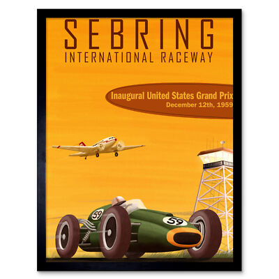 Großer Preis der USA 1959 Sebring International Raceway Motor Sport Car Raci