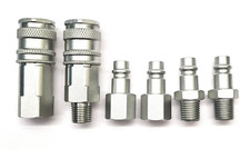 Euro Pneumatic Coupling 1/4 or 3/8 BSP Quick Release Air Hose Connector Fitting