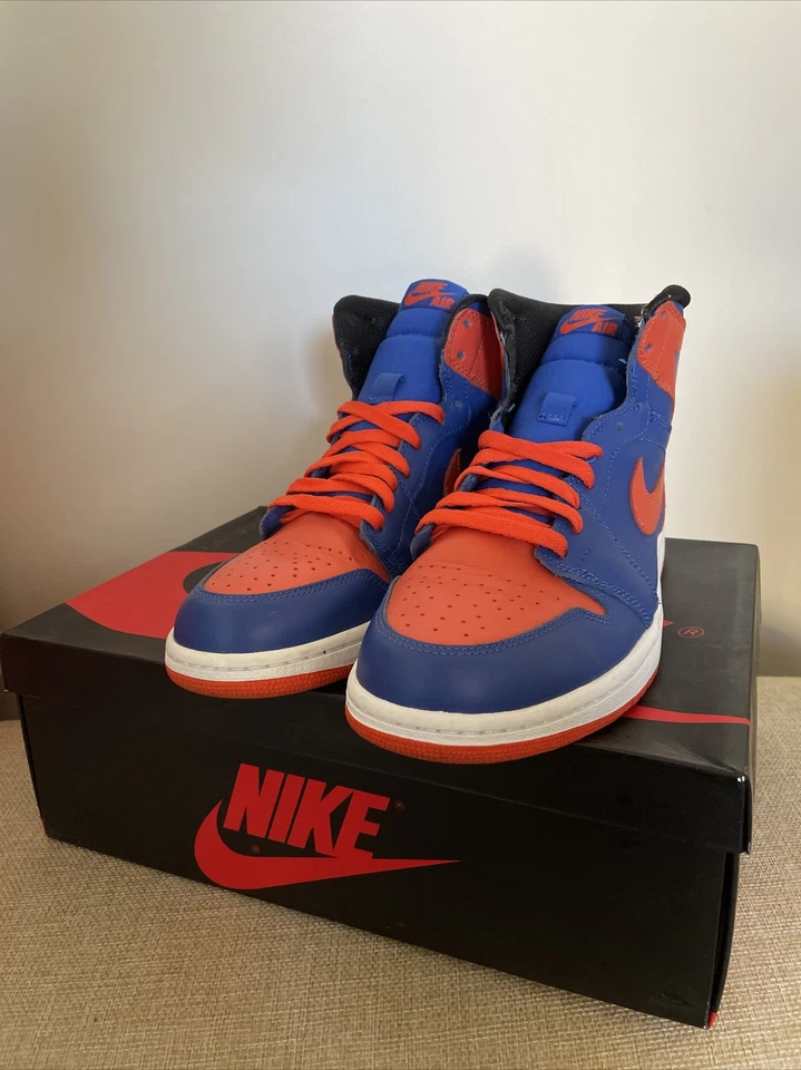 耐克 Air Jordan Retro 1 I Knicks Gators 10.5 1985 样品 High OG NDS 3 芝加哥 — 第 3/4 张图片