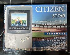 Citizen ST760 Handheld LCD TV And Video Monitor BOEING Edition