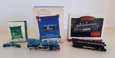 Hallmark Lionel Lot of 3 Blue Comet 400E, Mini blue Comet & 700E Hudson NEW!