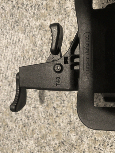 Orpaz T40 Comp w/ Glock 19 Holster with Light for Right-Handed - Picture 4 of 8