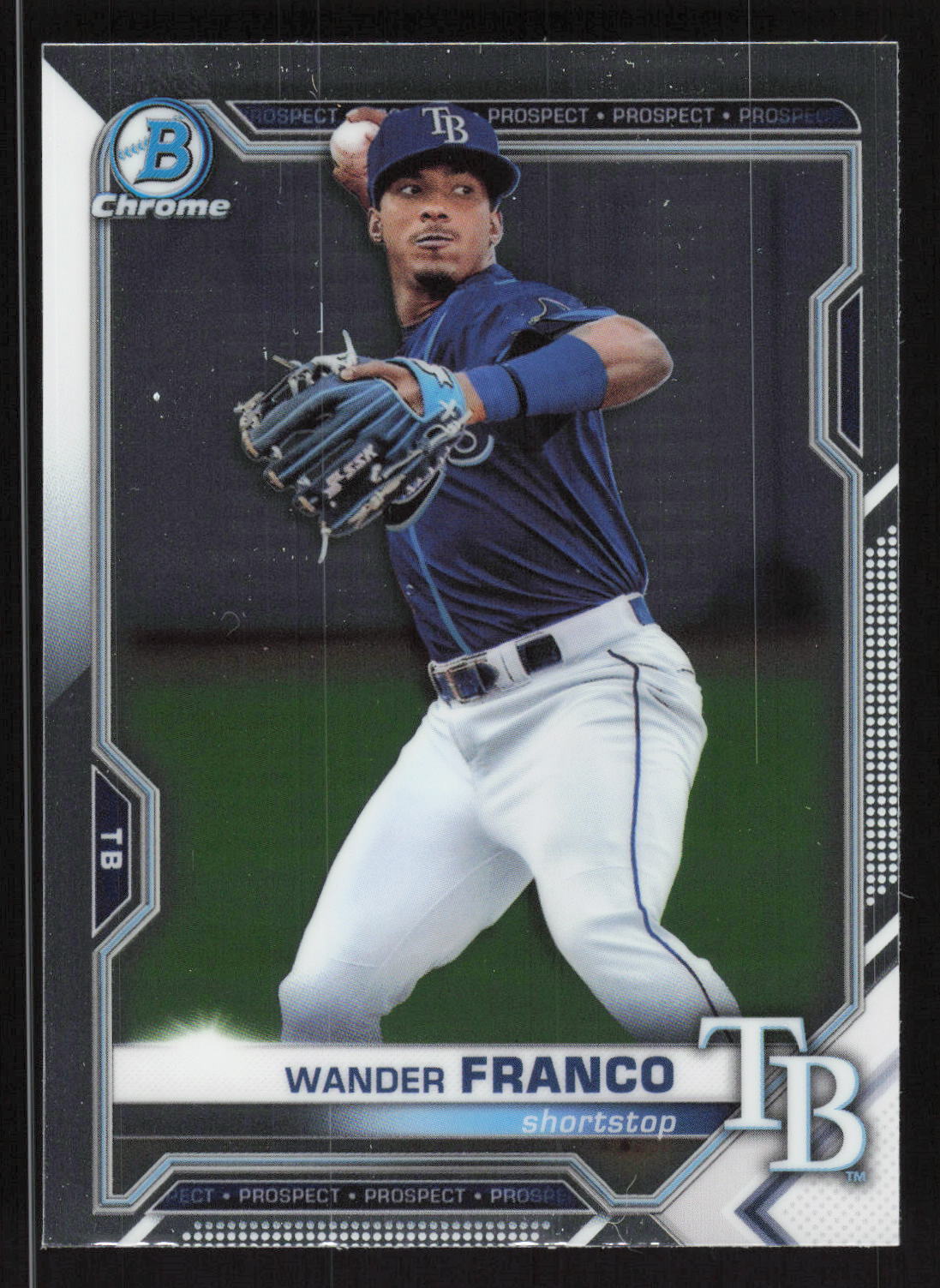 2021 Bowman Chrome #BCP-240 Wander Franco RC Rookie Card TCCCX
