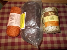 Vintage Pepperell Bonnie Macrame Braid Craft Cord and more lot of 3 different