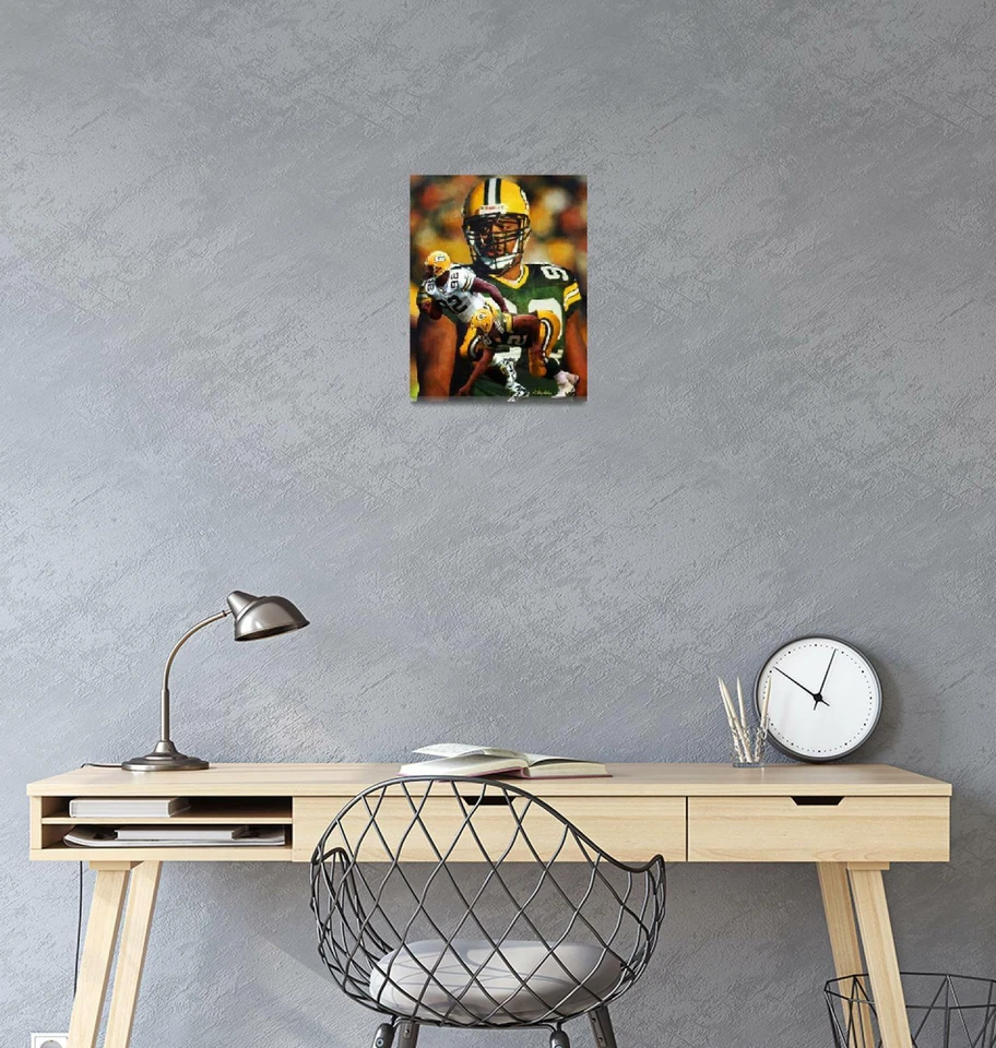 Póster - Fútbol americano Reggie White Green Bay Packers NFL, 3 tamaños - Imagekind Foto 2 de 4