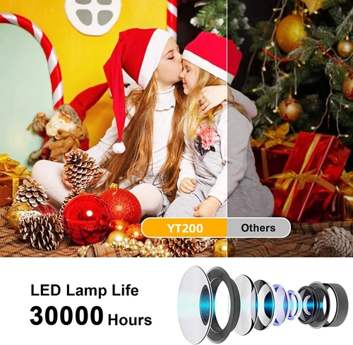 Mini Projector Portable LCD 1080P HD Home Cinema Phone Projection NEW/BK - Picture 7 of 18