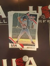 Lot of 80- Panini 2020 USA Baseball stars & stripes JACK BULGER 80 cards