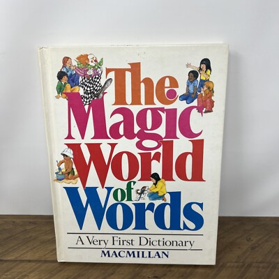 The Magic World of Words 1977 First Edition First Dictionary Hardcover Vintage