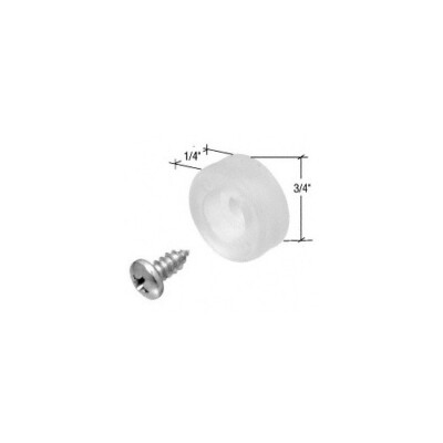 Clear 3/4" Shower Door Bumper – 4-Pack, Medium Hardness Vinyl - View #3