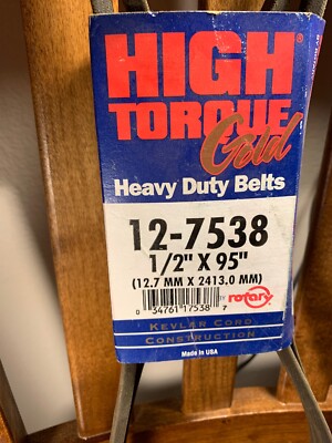 Belt Part Number 12 7538 Ebay Belt Part Number 12 7538 Ebay