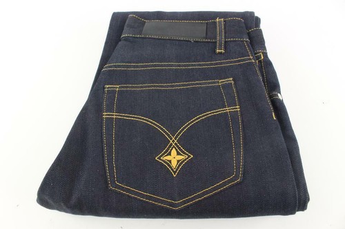 Louis Vuitton Men's 28 Navy Denim Jeans 