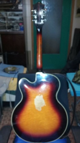 Rare 1967 Guild Duane Eddy DE 400 in Sunburst Finish, 17" Archtop Hollowbody Jazz - Picture 6 of 15