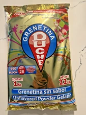 Grenetina Duche 1 Kilogram(2.2 Lb) Grenetina Sin Sabor Unflavored Pwder Gelatin