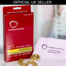 Extra Large Jewellery Polishing cleaning Cloth Connoisseurs cleaner Gold Diamond