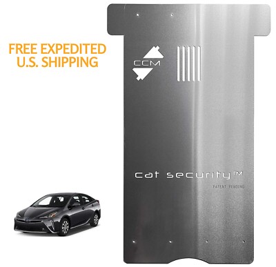 Anti Prius Sign CATALYTIC Converter Anti-Theft Protection shield Fits 2016-2021 Toyota ...