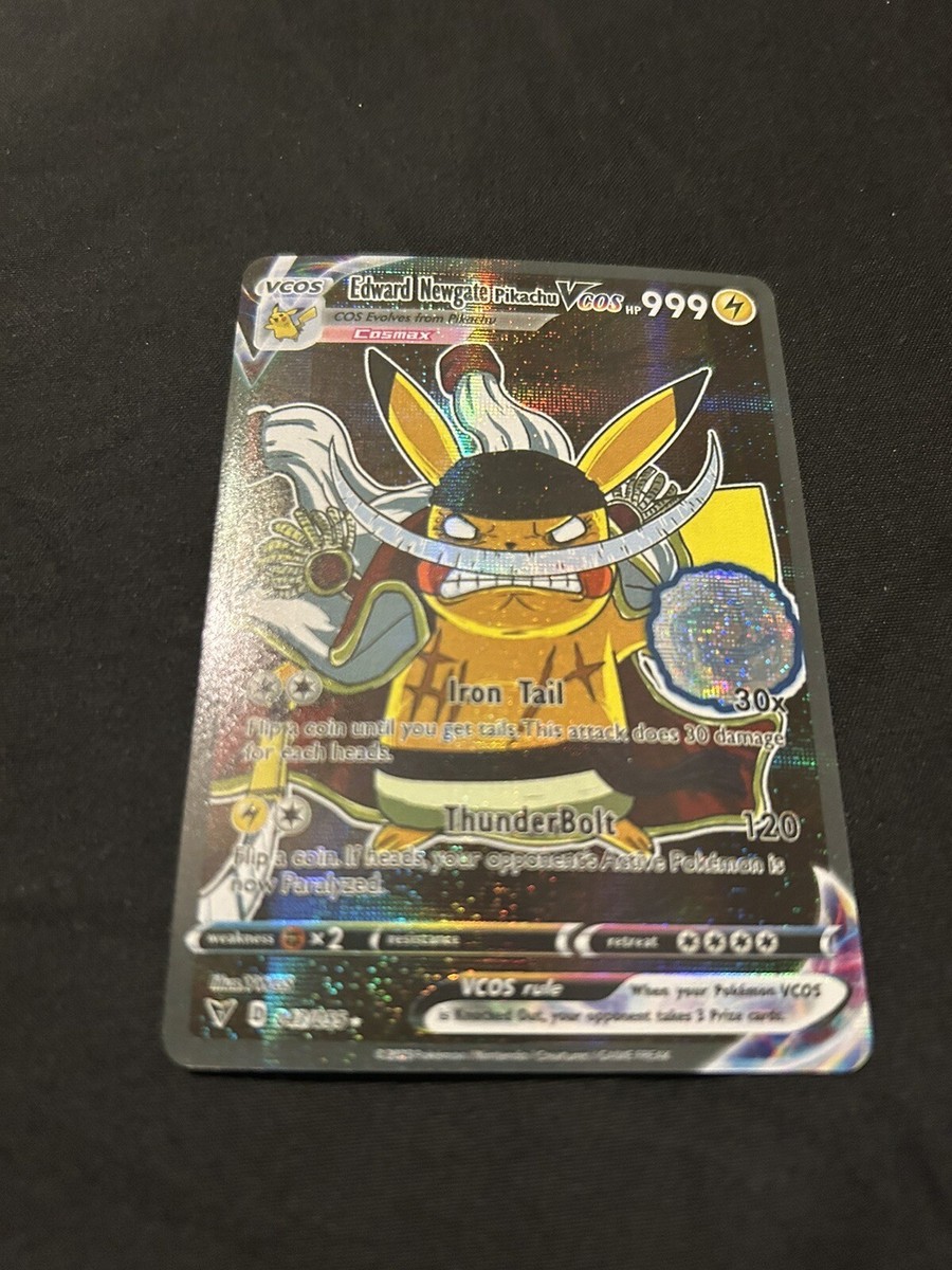 Pikachu Cosplay Fanart Edward Newgate Pikachu VCOS Holo US Seller
