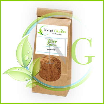 Zimt Canehl Ceylon gemahlen 250g 1A Qualität 100% Naturbelassen ohne Gentechnik