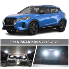 LED Light Interior Package + Reverse Backup Bulbs For Nissan Kicks 2018-2024
