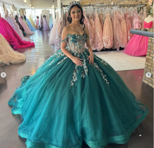 Vestidos de Quinceañera Verde Ejército Dulces 16 Princesa XV Fiesta Baile Baile Vestidos de Baile de graduación