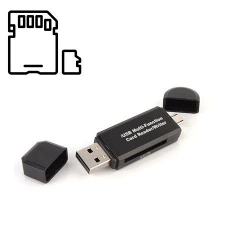 Kartenleser Speicherkartenleser Micro SD Card Reader Micro USB 2.0 OTG Adapter - Bild 2 von 3