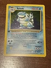 Turtok (German Blastoise) first edition LP Vintage Pokémon TCG Base Set
