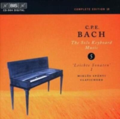 C.P.E. BACH/SPANYI: SOLO KEYBOARD MUSIC 5 - CD