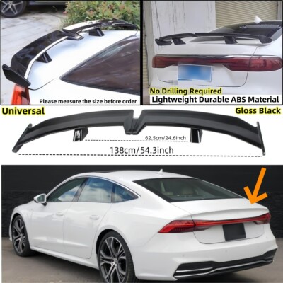 Fits 2019-2025 AUDI A7 S7 RS7 ''PRO Style'' Rear Trunk Lid Spoiler Wing Universal