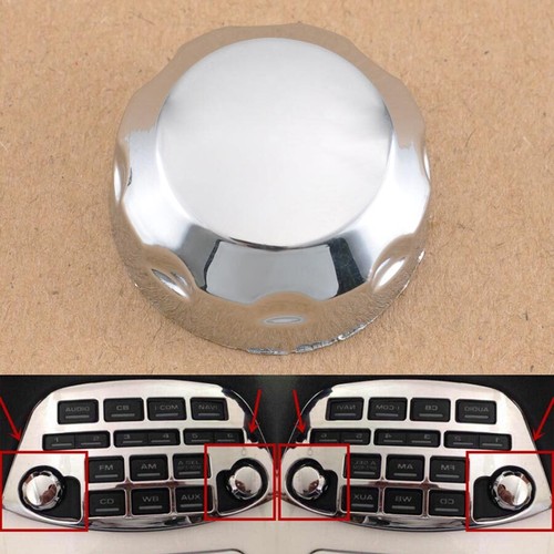 Chrome ABS Radio Accent Panel Trim Cover fit for Honda Goldwing GL1800 2001-2011 - Picture 2 of 8