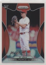 2019 Panini Prizm Red Prizm Daniel Ponce de Leon #44 Rookie RC 0g4