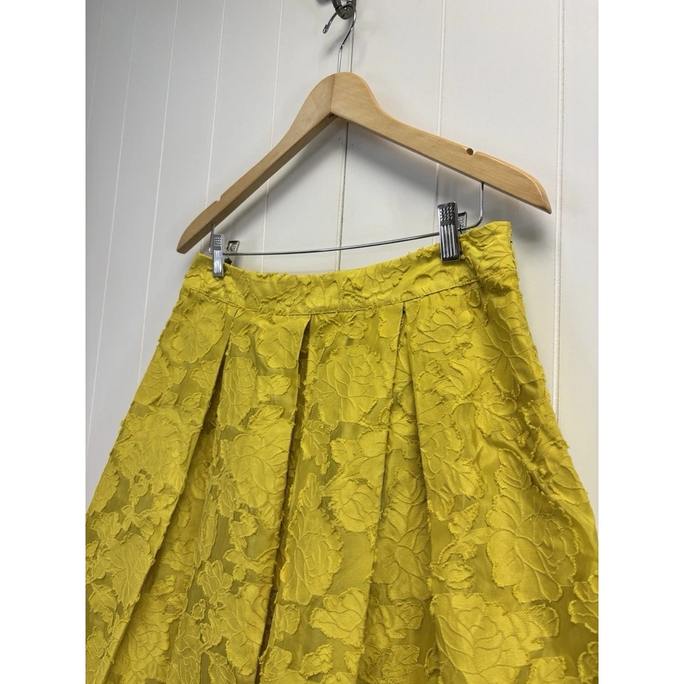 Who What Wear Twee Retro Vibraciones Encaje Plisado Midi Falda Mujer 8 Pliegues Mod Florales Foto 2 de 4